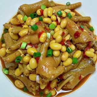 黄豆焖鸡爪