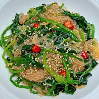 菠菜拌粉丝