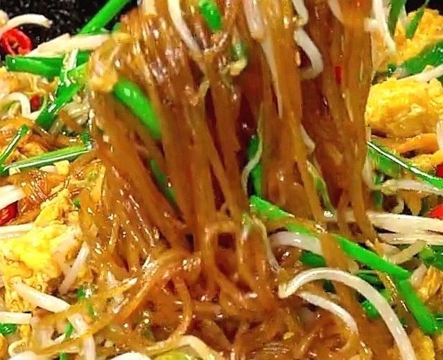 豆芽粉丝炒鸡蛋