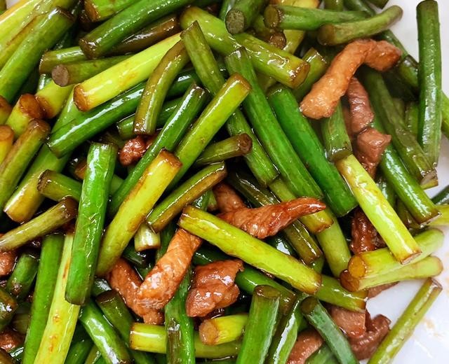 蒜苔炒肉